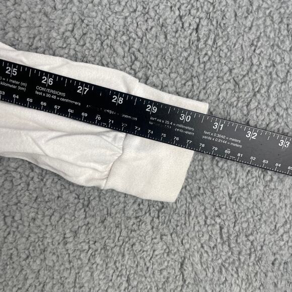 American Apparel Women's Small White Suzy 100% Cotton Long Sleeve Shirt - Picture 7 of 8